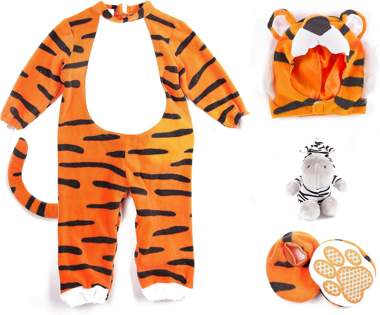 Disfraz de Tigre para Bebé, Spooktacular Creations, Set Infantil