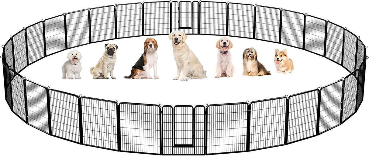 Parque para Mascotas Yaheetech 32 Paneles 40 Plegable Heavy Duty