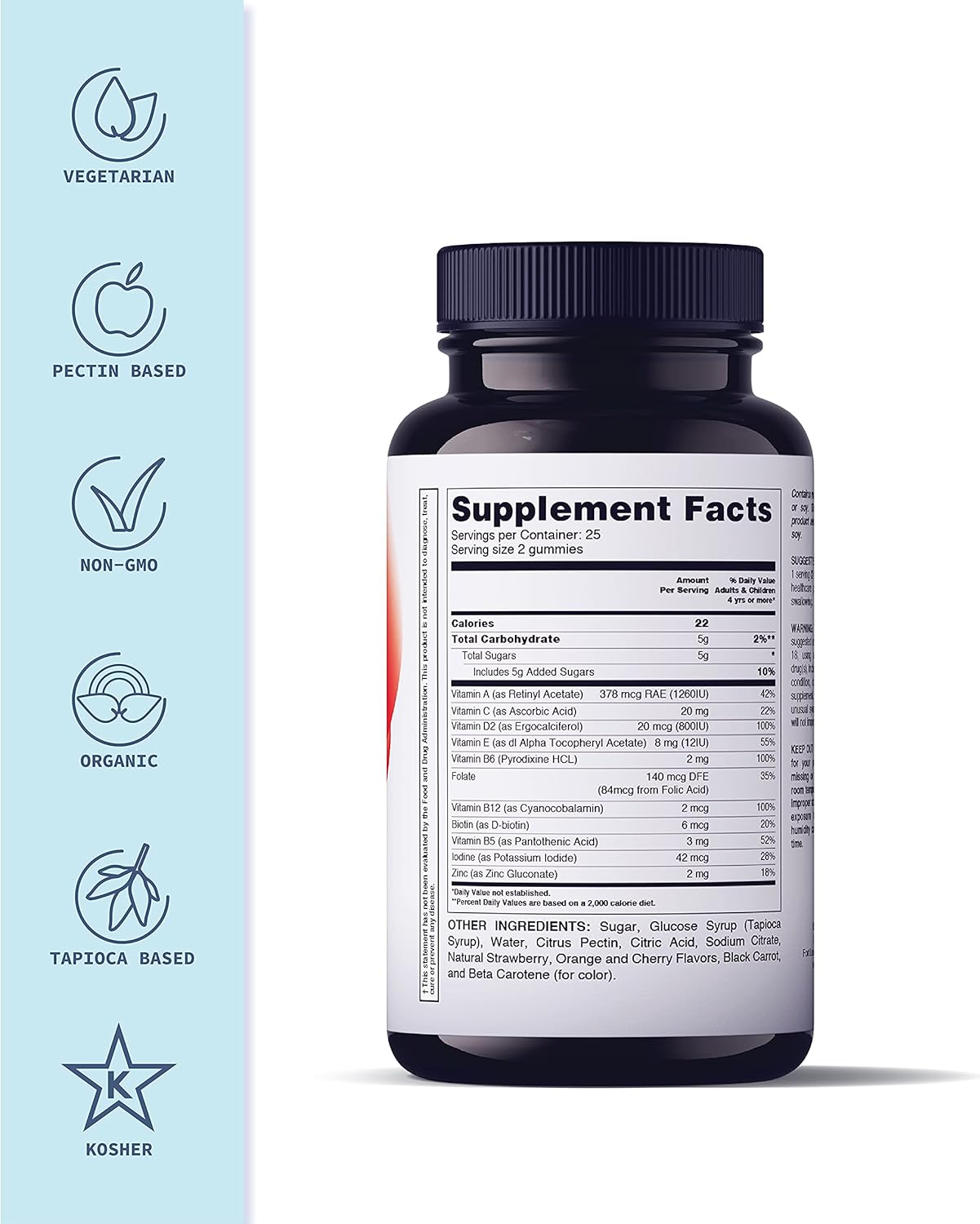 Suplemento Gomita Multivitamínico infantil masticable 50 und