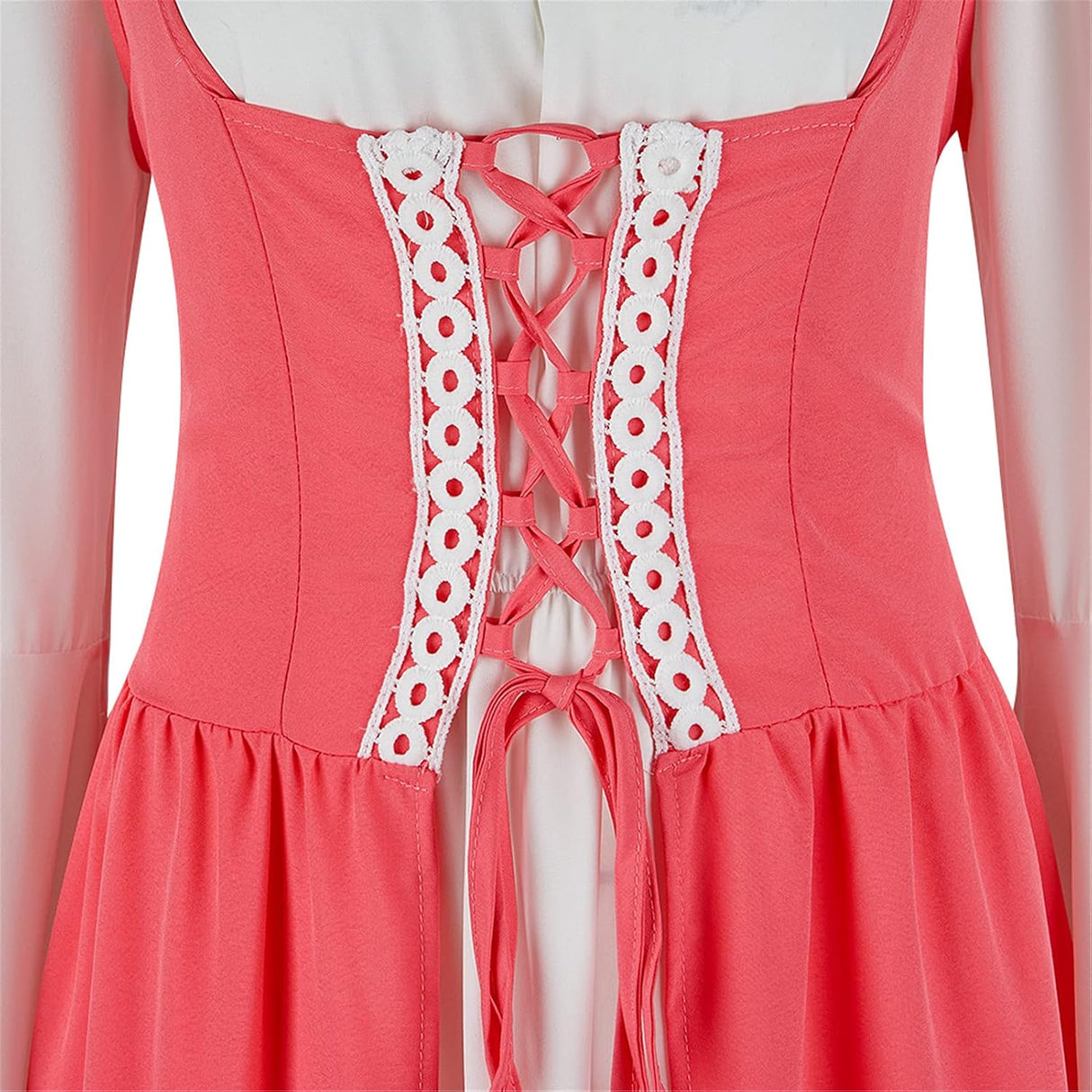 Disfraces renacentistas rosado talla XS