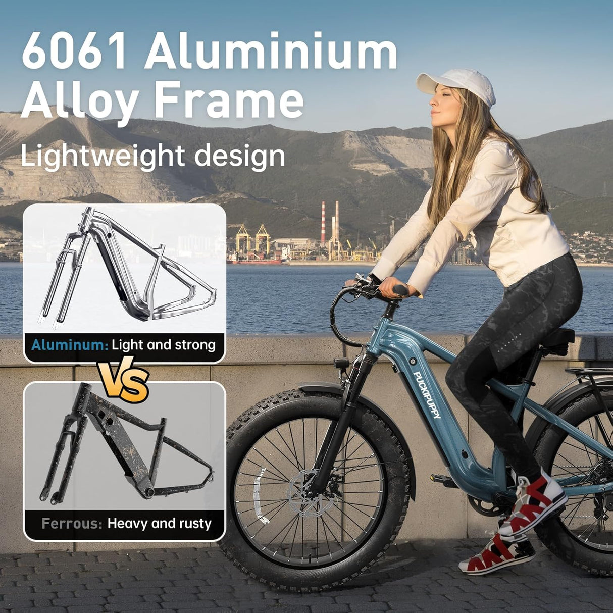 Bicicleta Eléctrica Beagle 960W, 26 Montaña, Batería 48V 15AH