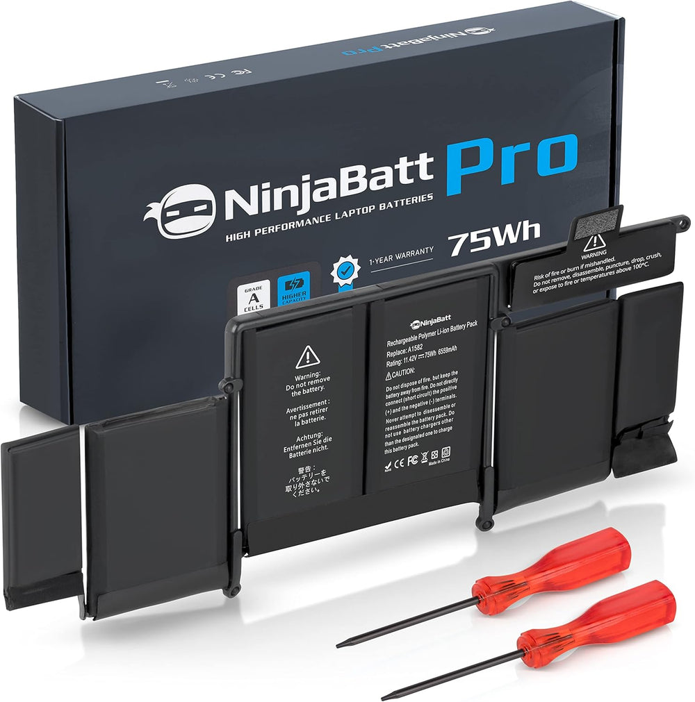 Batería A1502 A1582 para Apple MacBook Pro Retina A1493