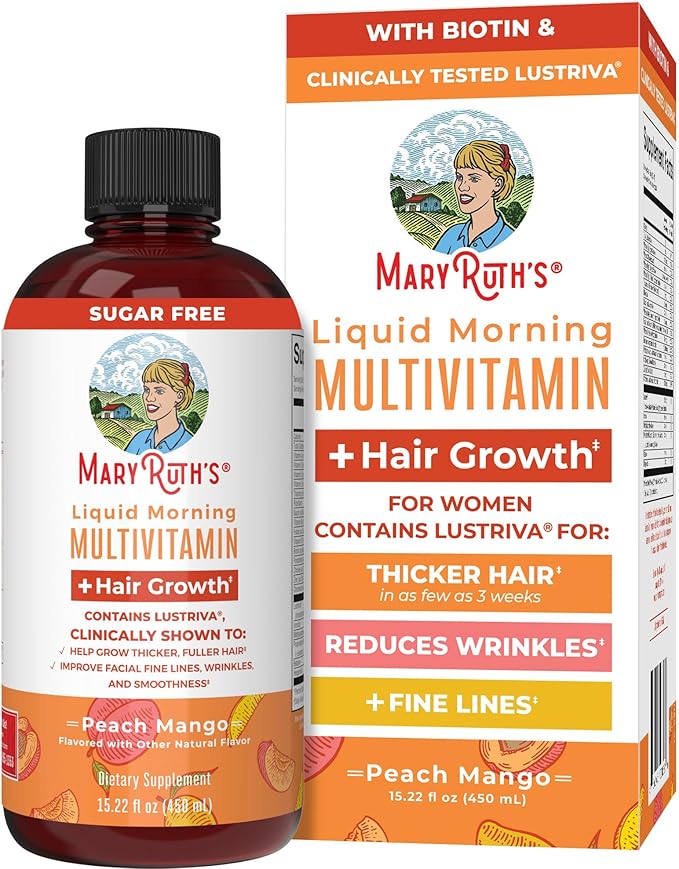Multivitamínico Líquido MaryRuth's + Lustriva para Mujeres 15.22 oz