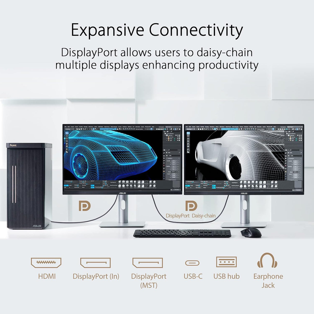 Monitor Profesional ASUS ProArt 27” 4K HDR PA279CRV