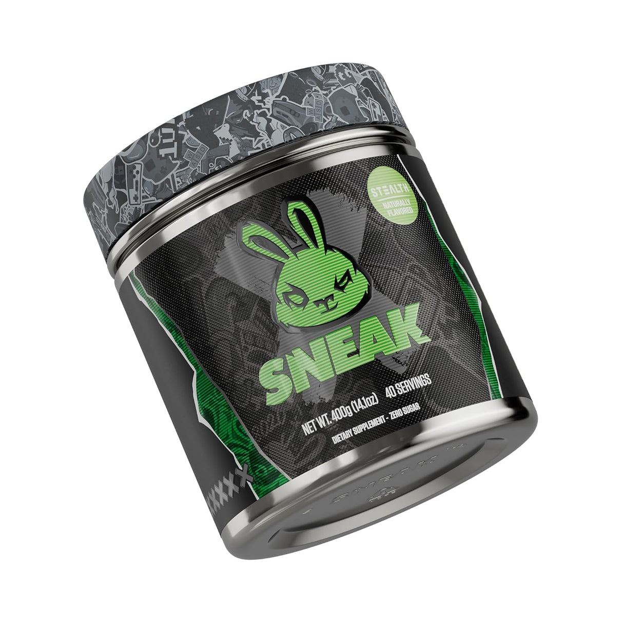 SNEAK Energía en Polvo | Stealth | Sin Azúcar, Nootrópicos, 40 Servs