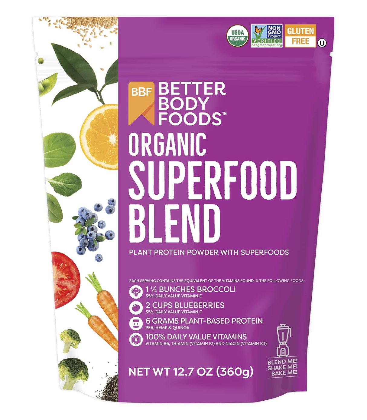 Suplementos Alimenticios Organic Superfood Blend 12.7 oz