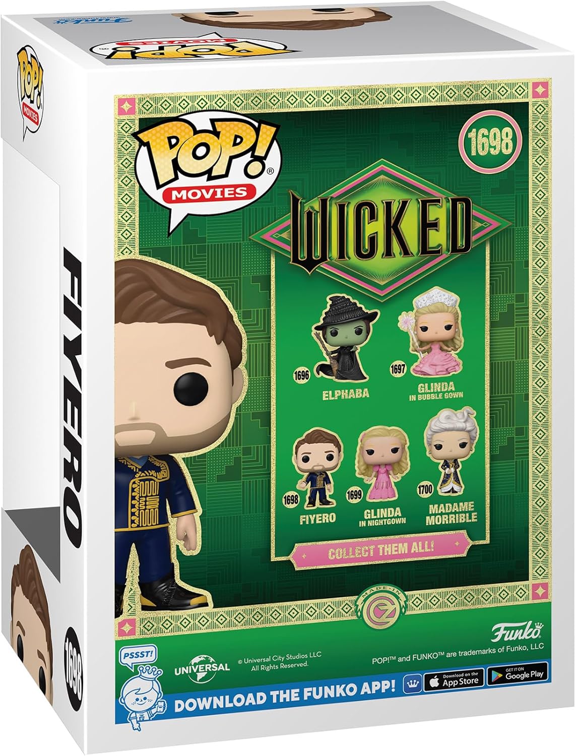 Funko Pop! Películas: Wicked - Fiyero, Figura Coleccionable