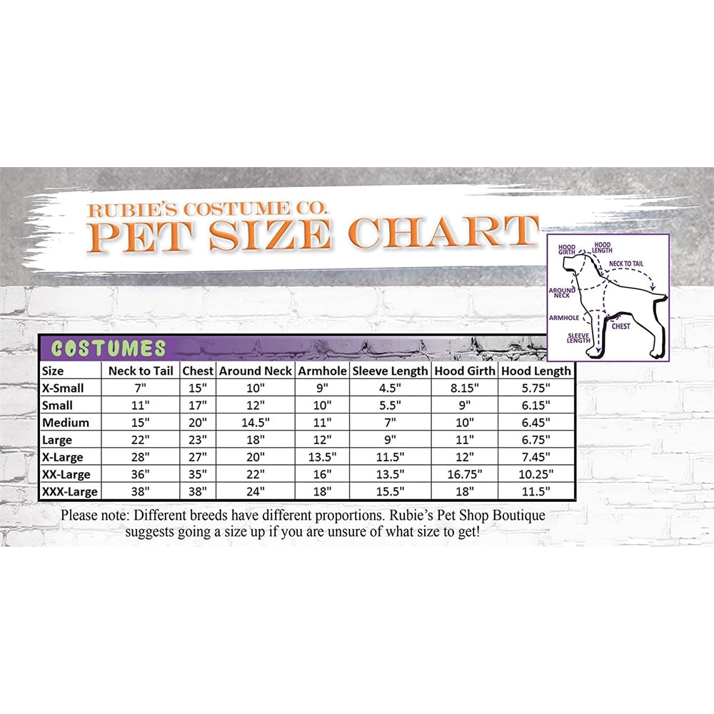 Disfraces del Mago de Oz para mascotas plateado talla S