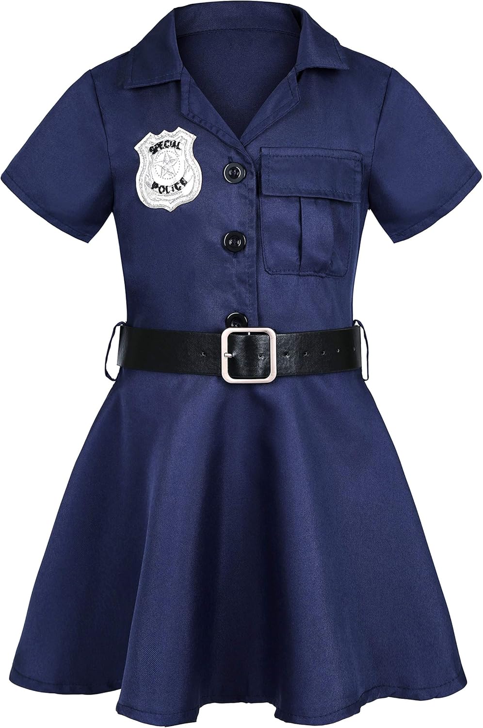 Disfraz de Oficial de Policía para Niñas - Traje Halloween 2023