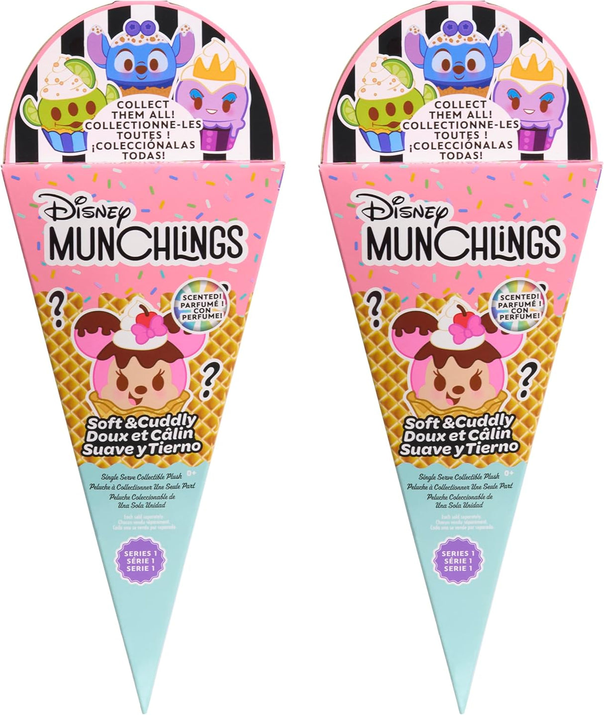 Disney Munchlings Juguetes de Peluche Aromáticos 2-Pack