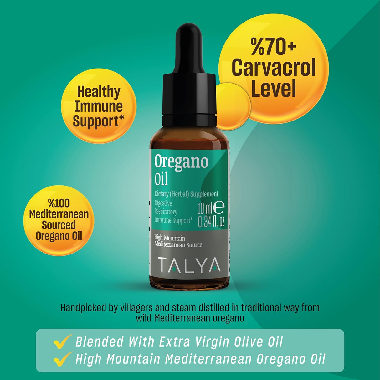 Aceite de Orégano Líquido | Apoyo Inmune, Salud Digestiva