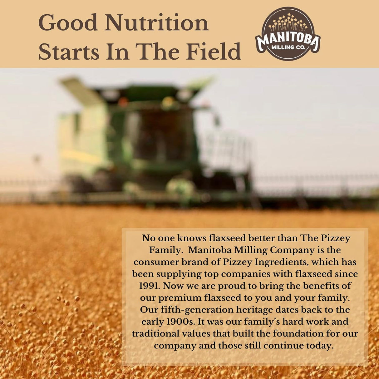 Semillas de Lino Molidas | Manitoba Milling Co | 1lb, Sin Gluten