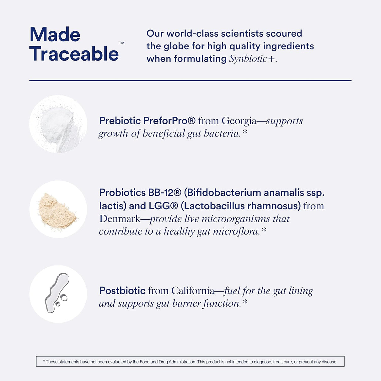 Suplementos Alimenticios 3 en 1 para la salud intestinal