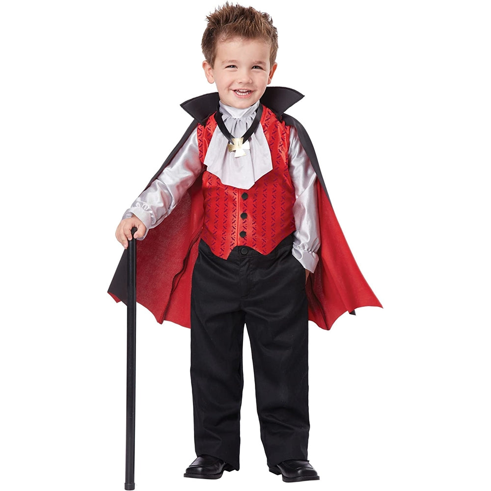 disfraz infantil de vampiro Un solo color Talla 4-6