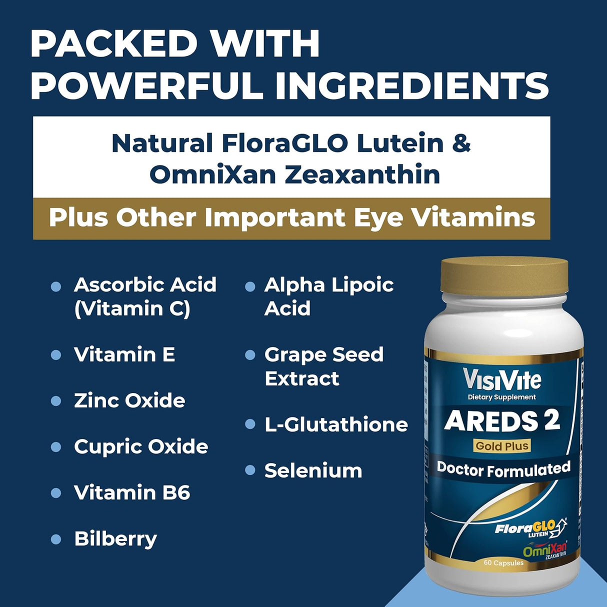 Suplementos Alimenticios oculares formuladas por médicos