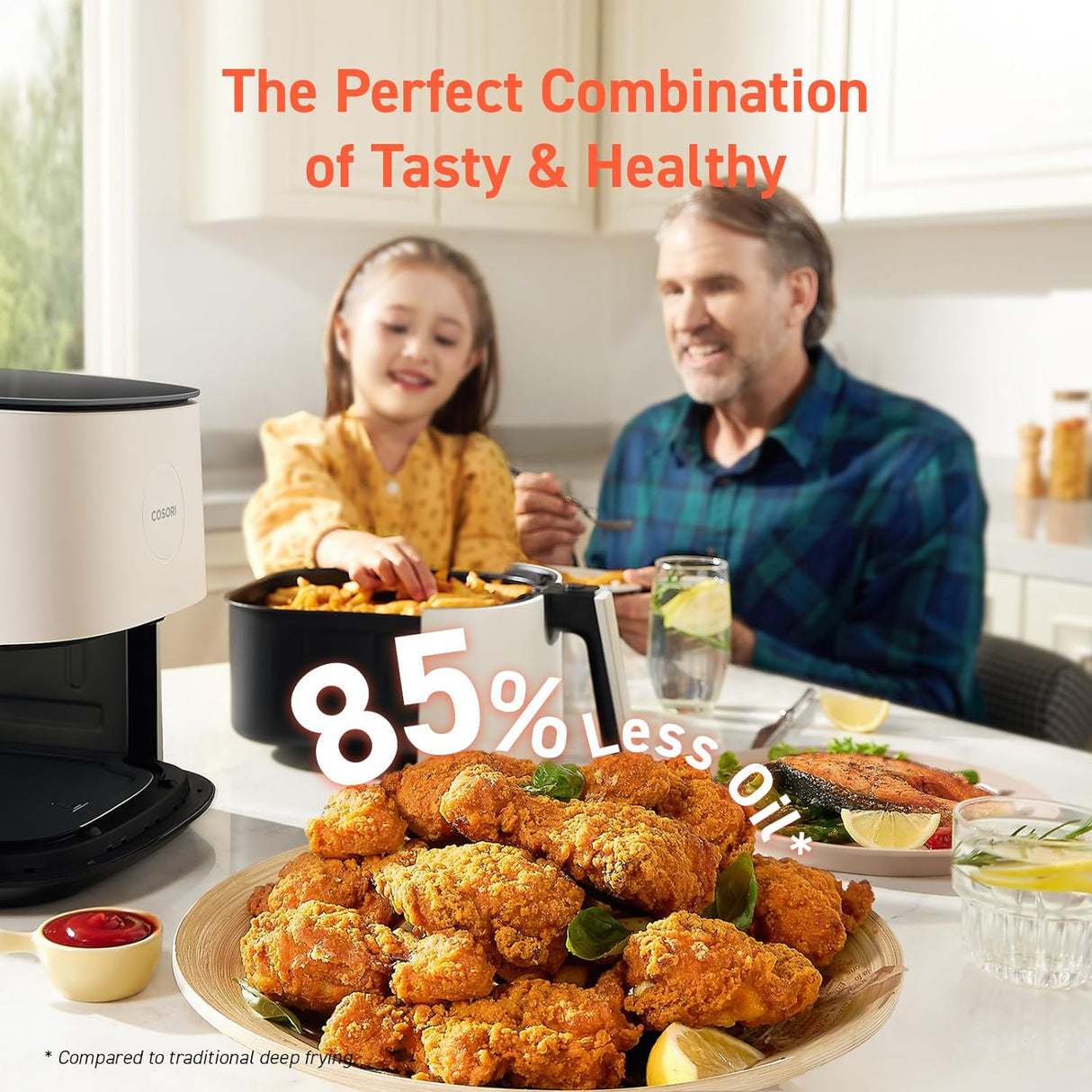 Freidora de Aire COSORI Pro LE 5Qt, 10 Funciones y Recetas