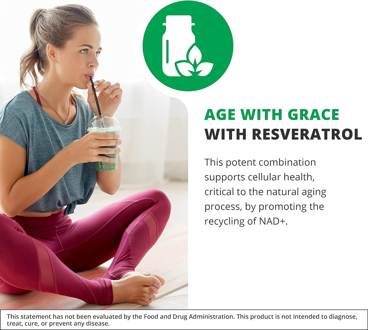 Suplemento NutraMedix de resveratrol antioxidante 200 mg