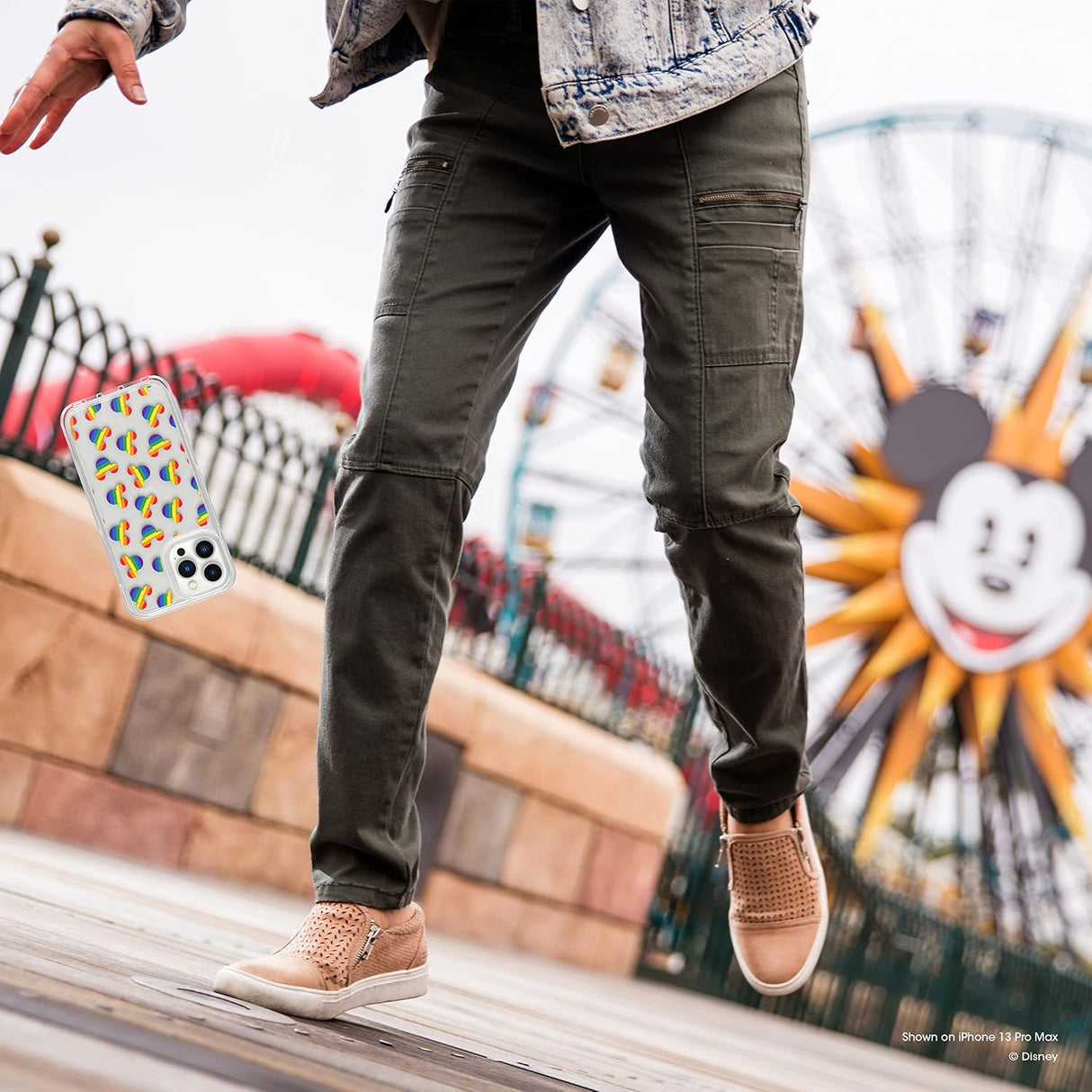 OtterBox Carcasa exclusiva de Amazon SYMMETRY SERIES para iPhone 12/12 Pro, MICKEY PRIDE