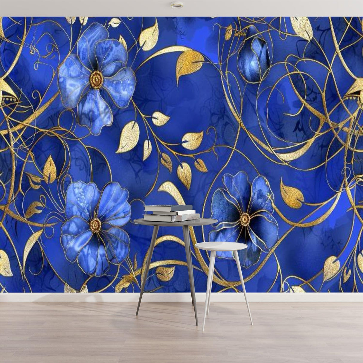 Mural Pared 3D Floral Decadente, Autoadhesivo 100x144in