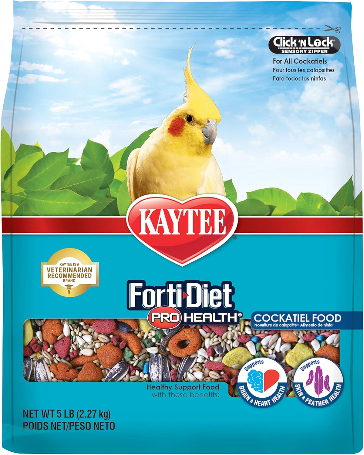 Comida saludable para pájaros Kaytee Forti Diet Pro