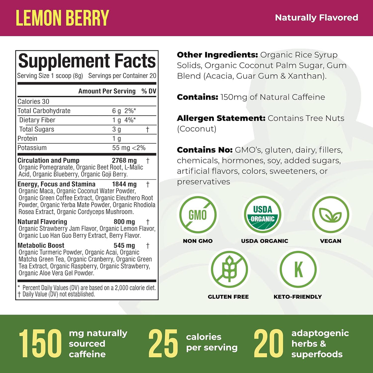 Suplementos Alimenticios Preentrenamiento Orgánico