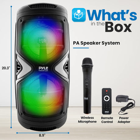 Altavoz Bluetooth PA portátil PYLE-PRO PPHP2818B