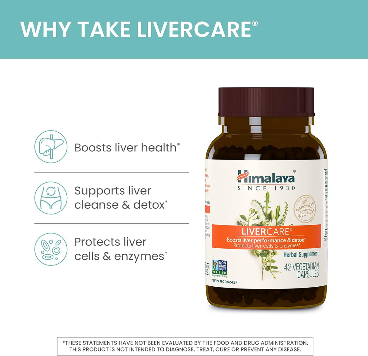 Himalaya LiverCare para el apoyo total del hígado limpieza