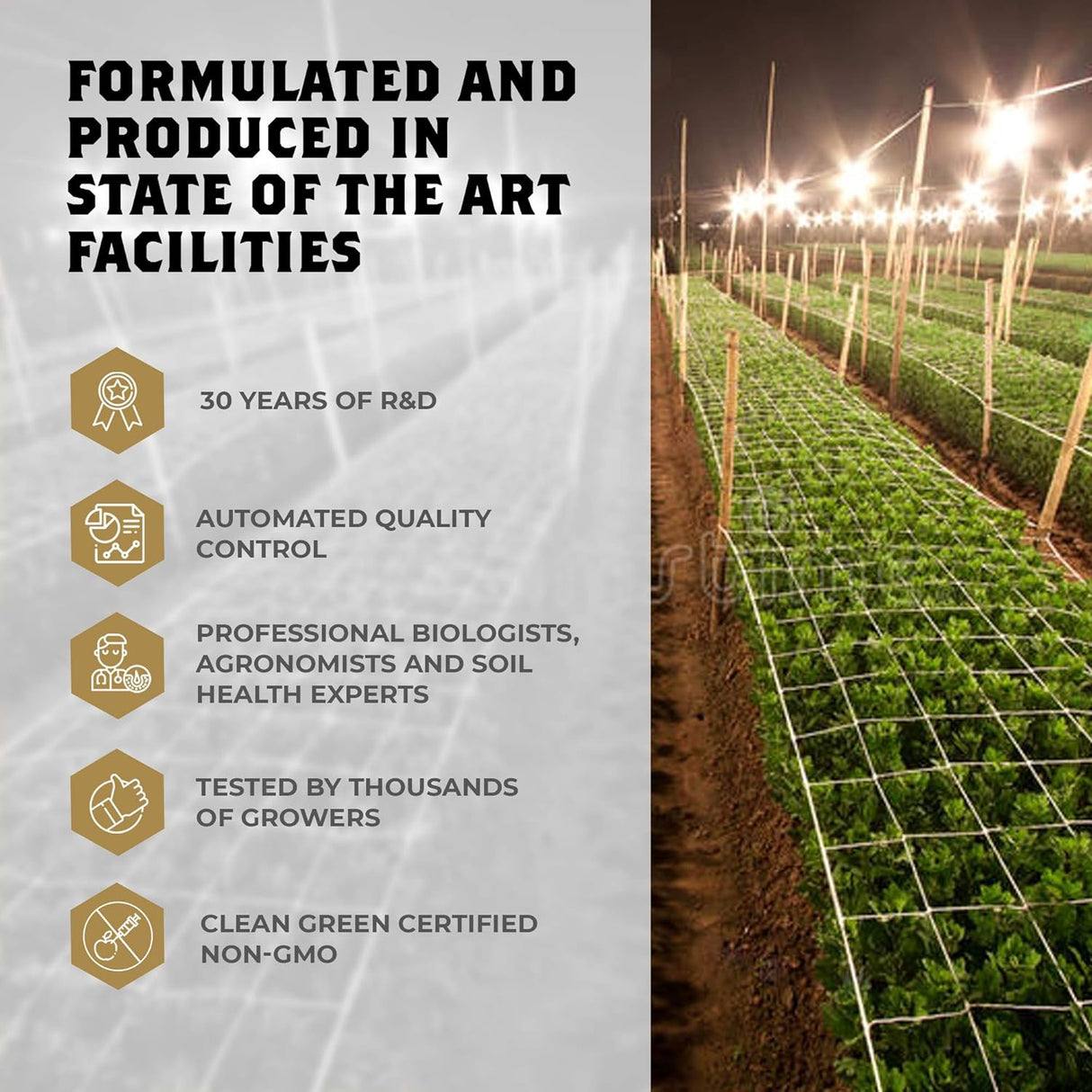 Fertilizantes Cepas de alto rendimiento de las plantas