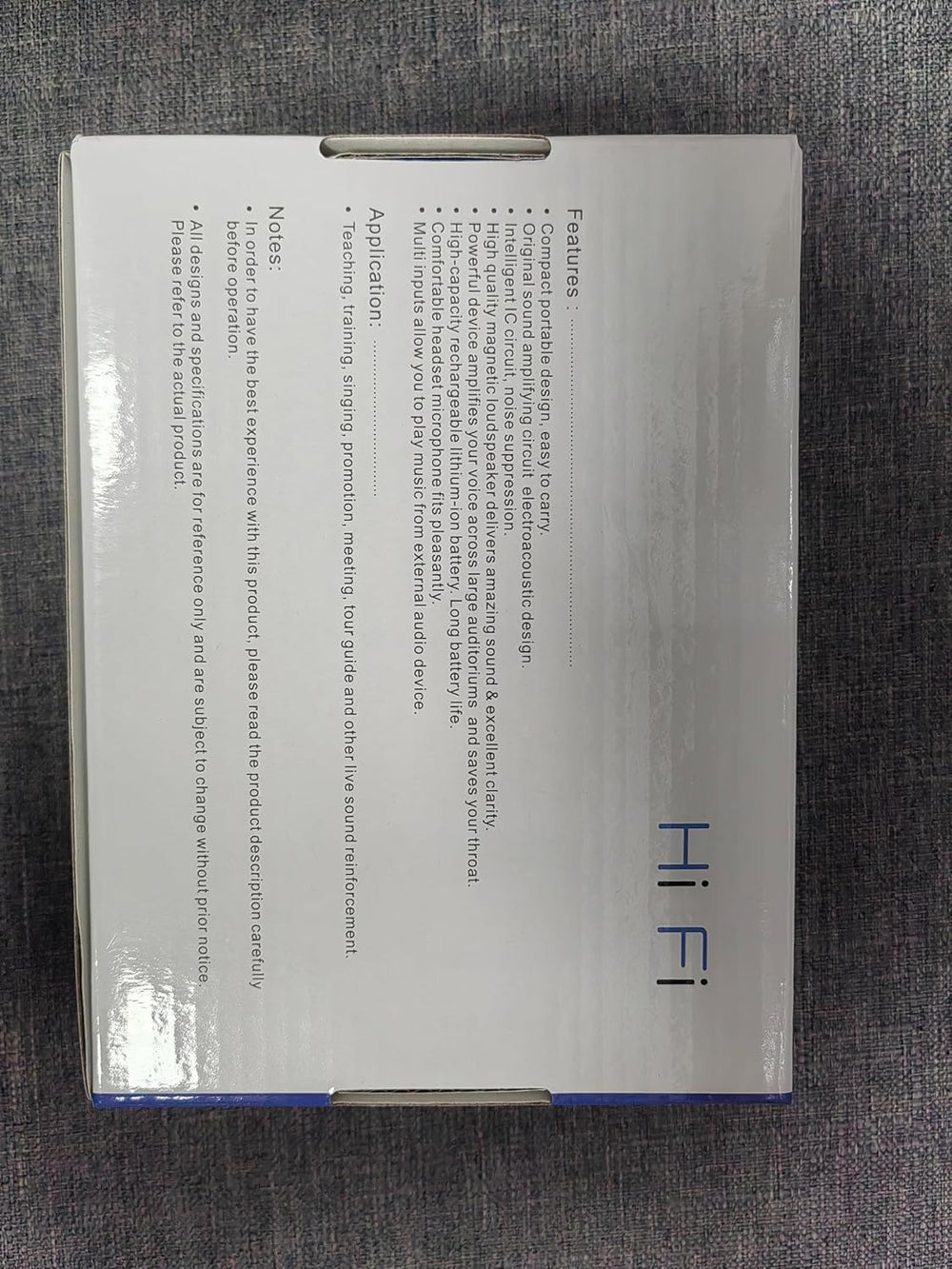 Amplificador de Voz Portátil, 2400mAh, Sistema PA para Profesores