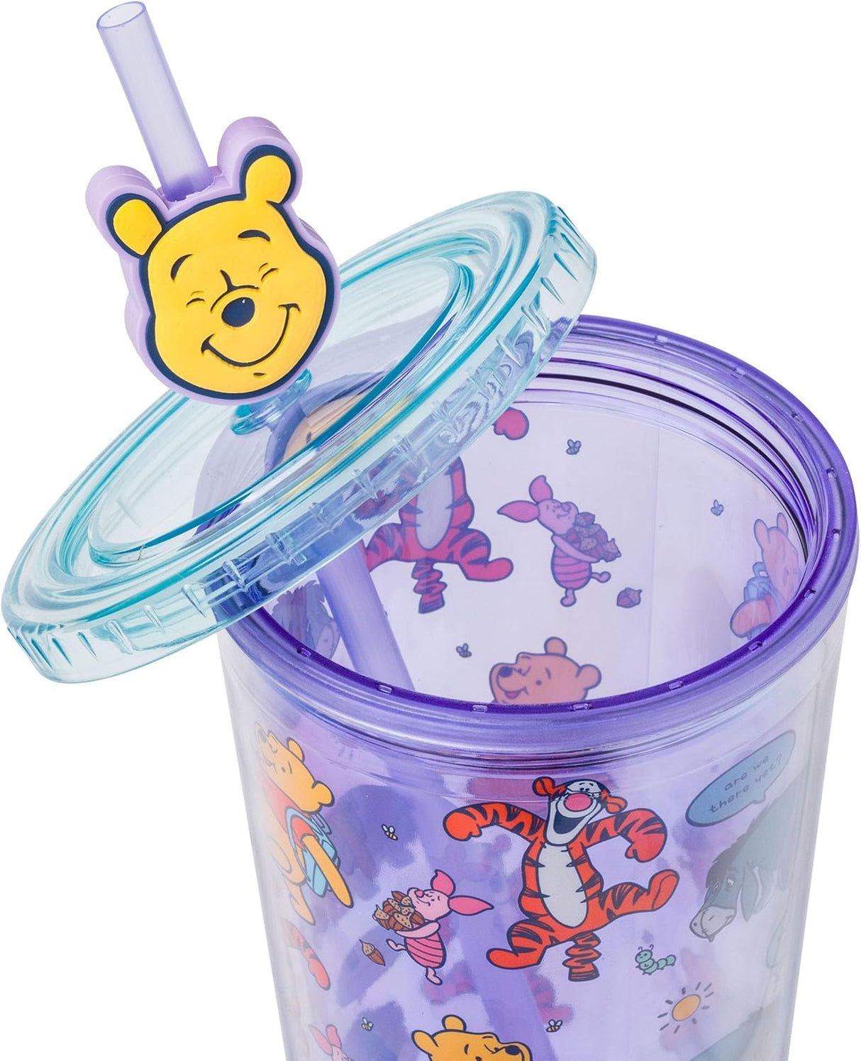 Vaso Frío de Plástico Winnie the Pooh, Silver Buffalo, 24 oz.