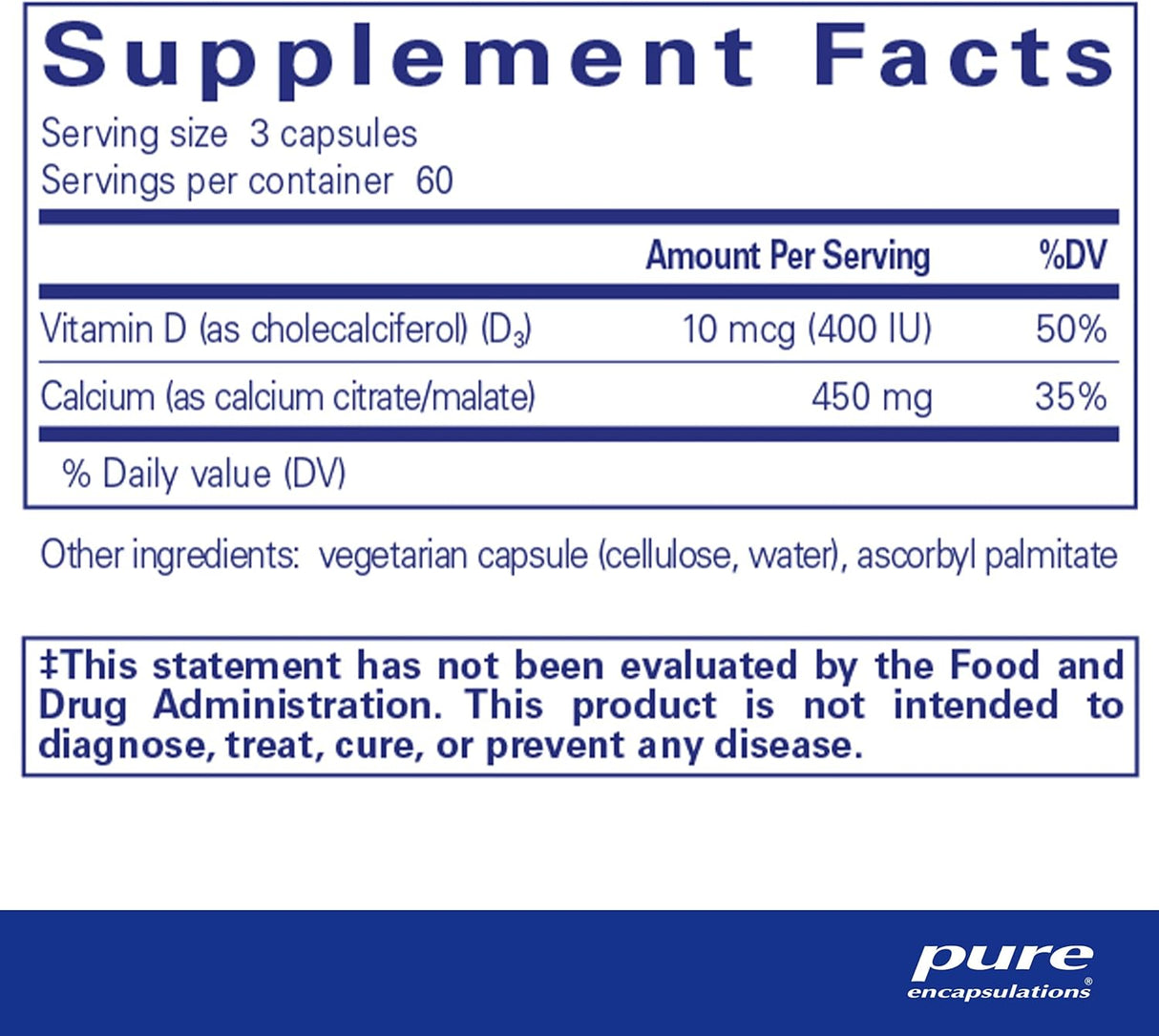 Suplementos Alimenticios Calcio con vitamina D3