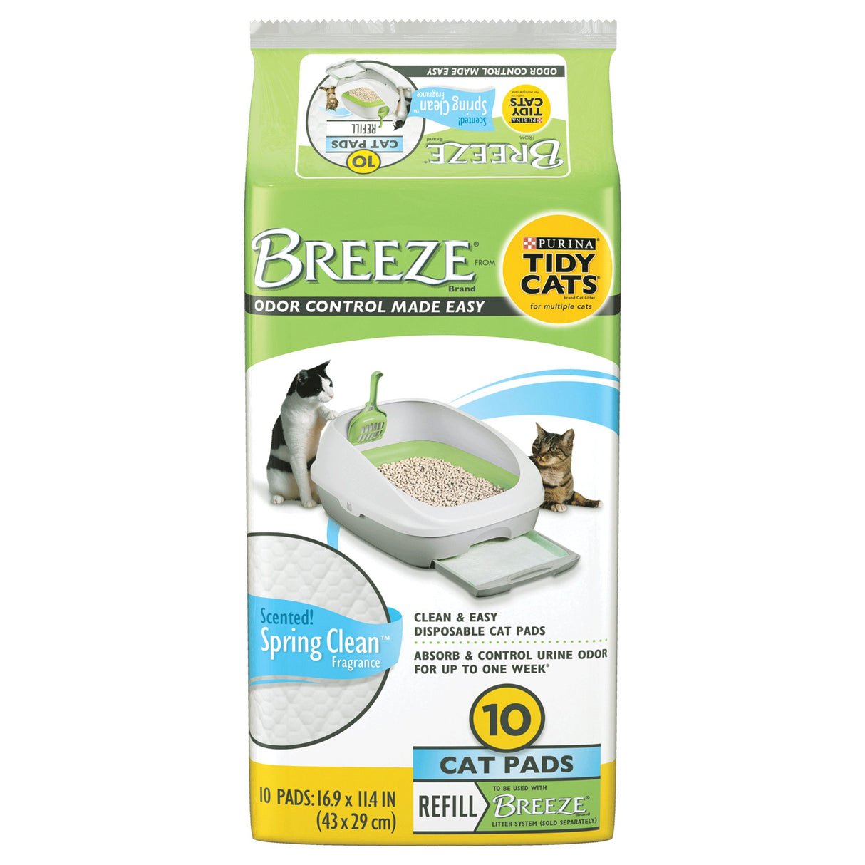 Purina Tidy Cats Breeze Litter Recargas de almohadilla