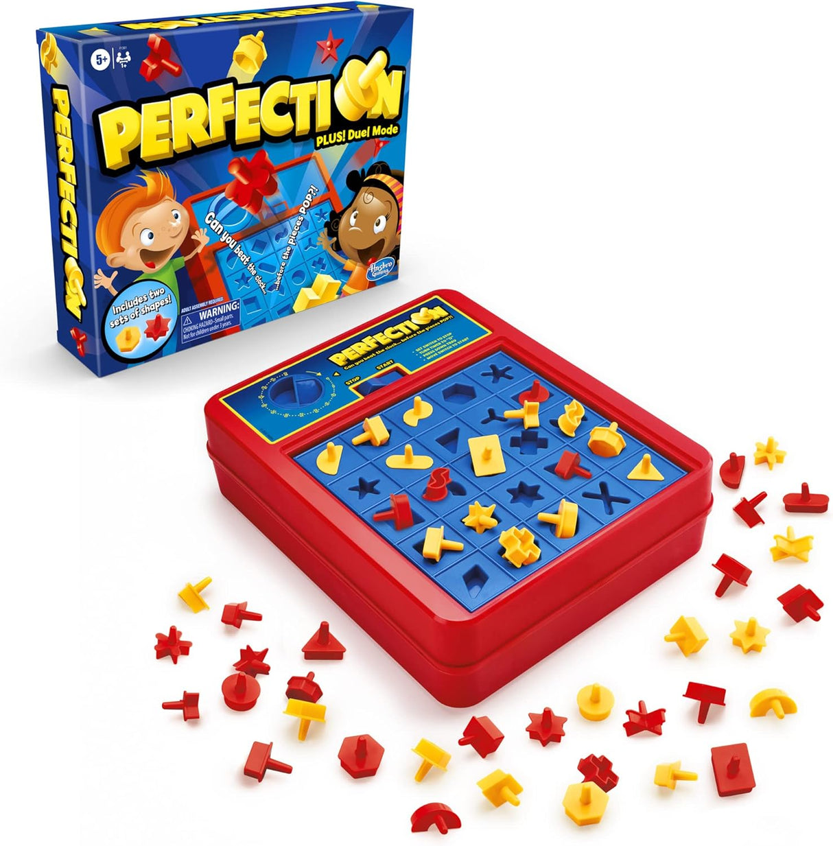 Juego de Poppers Hasbro, Piezas en Forma, Duel Mode 2 Jugadores