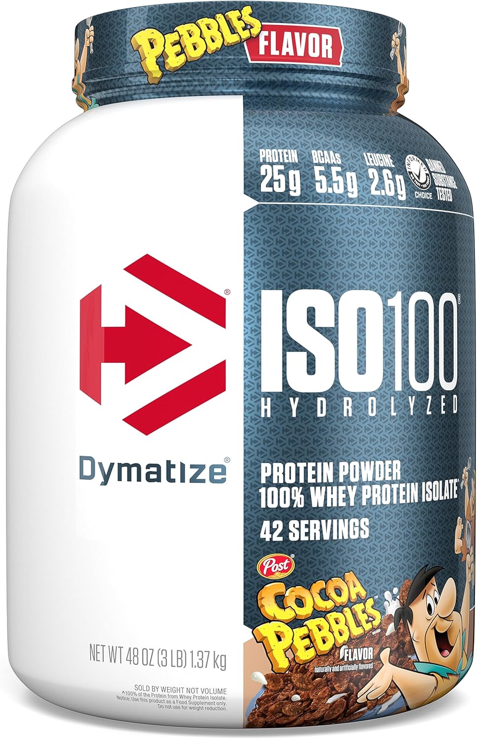 Suplemento Dymatize Proteína hidrolizada ISO100 3 libras