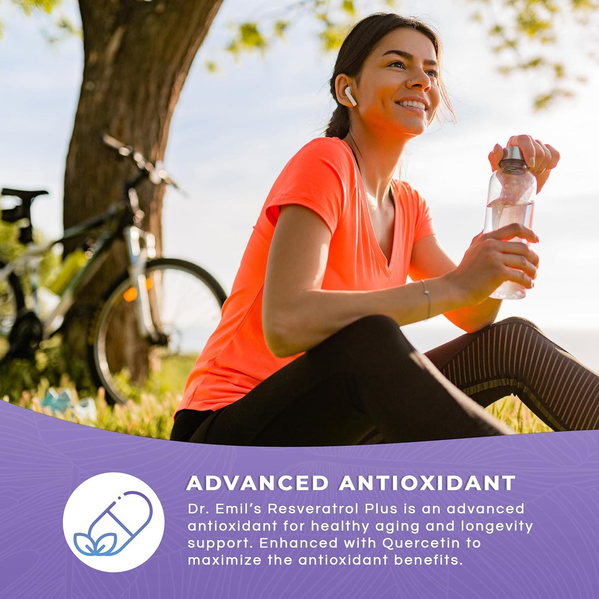 Suplemento de resveratrol para el envejecimiento saludable