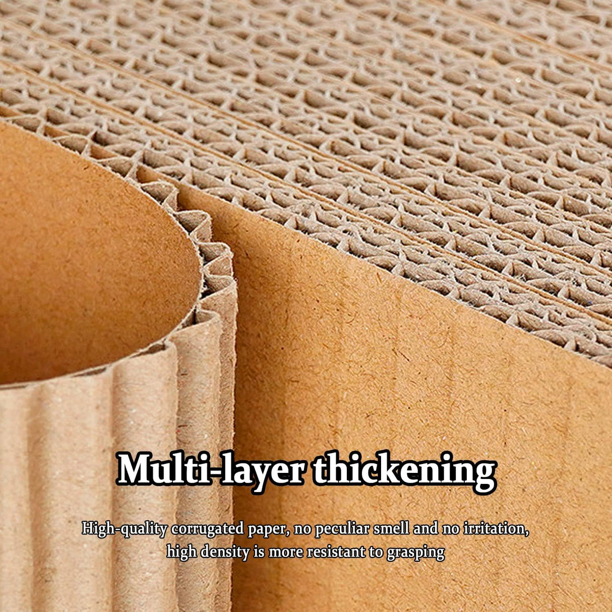 Almohadilla para rascar gatos con caja para gatos