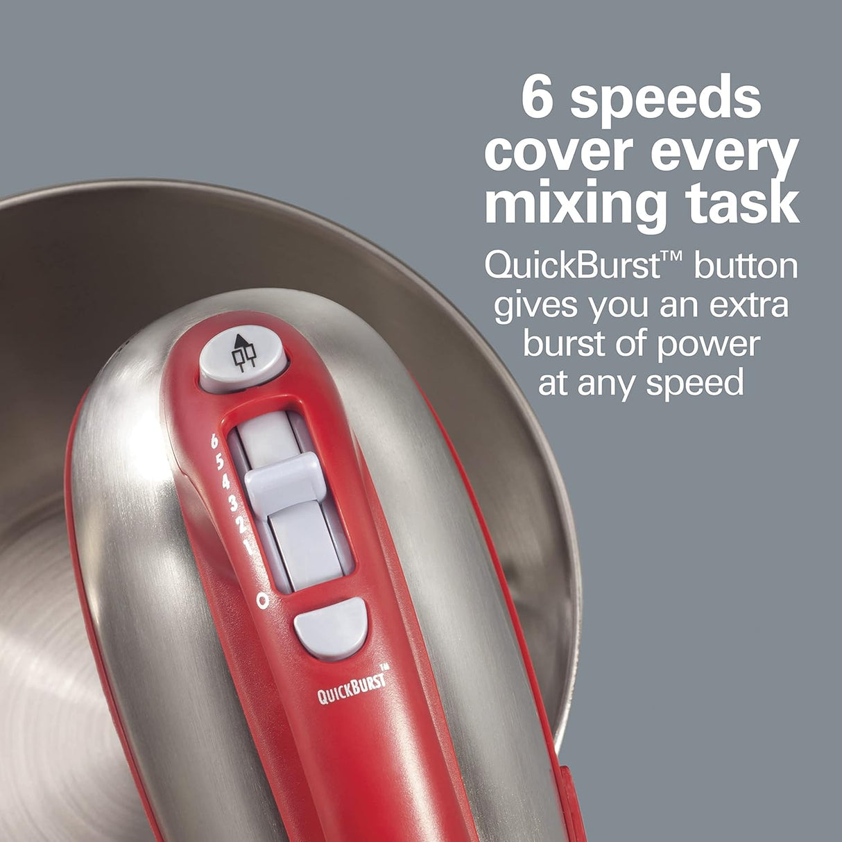 Batidora clásica de pie Hamilton Beach rojo (64654)