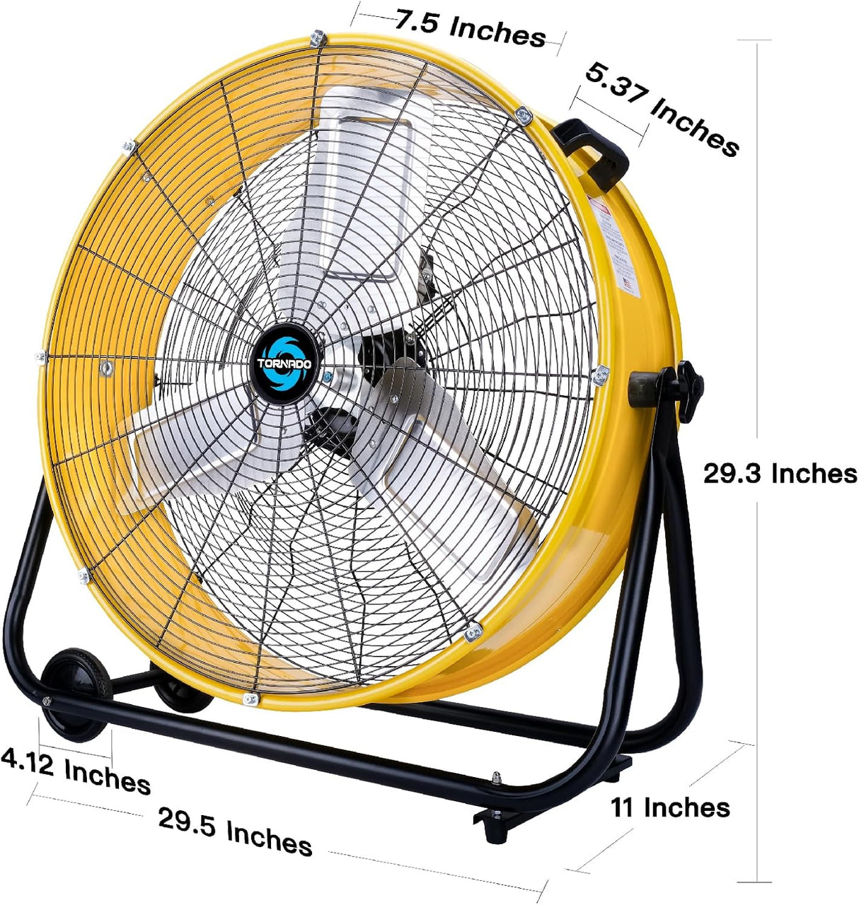 Ventilador Tornado 24 Alta Velocidad 3 Velocidades 8540 CFM