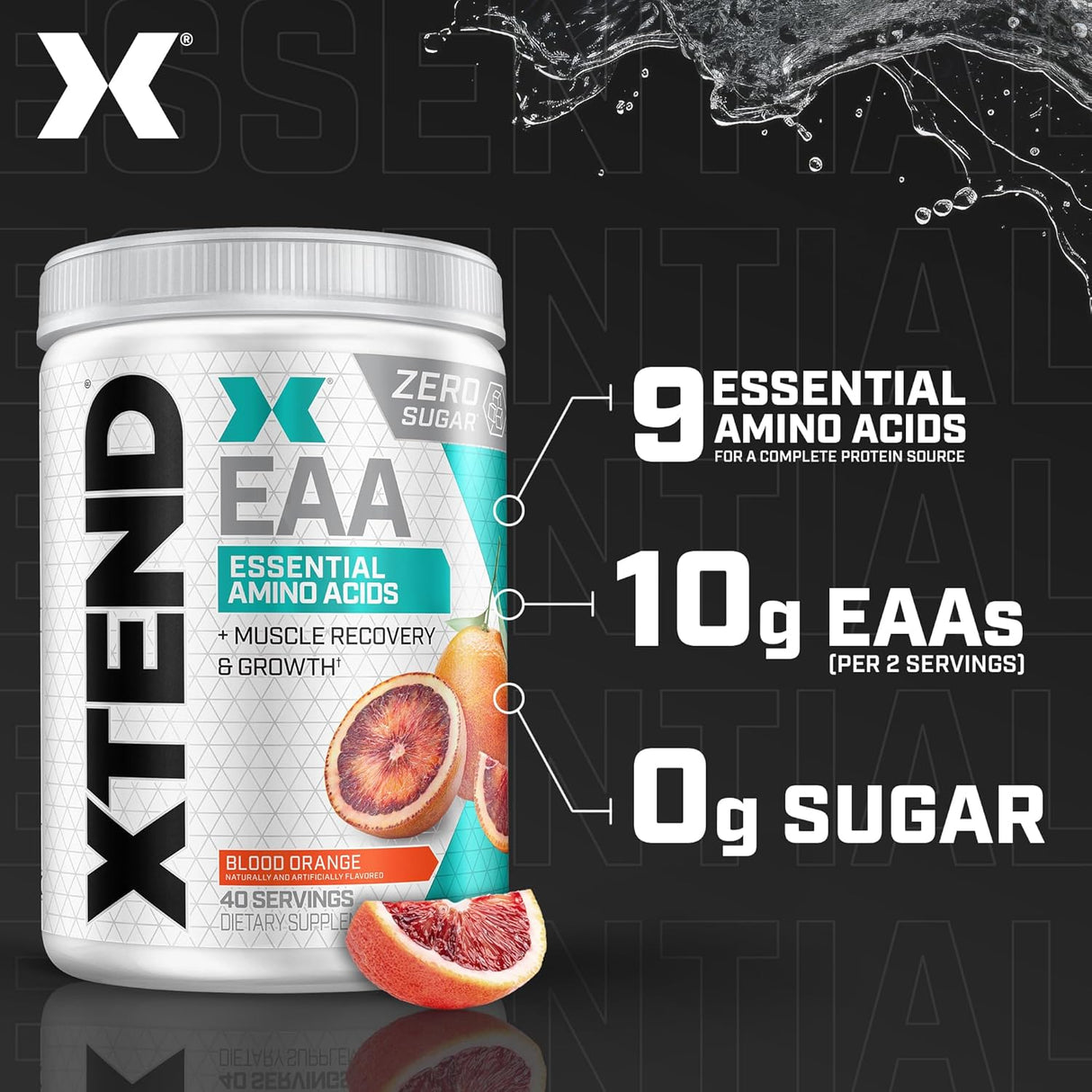 Scivation XTEND EAA+BCAA | Recuperación Muscular | 40 Porciones