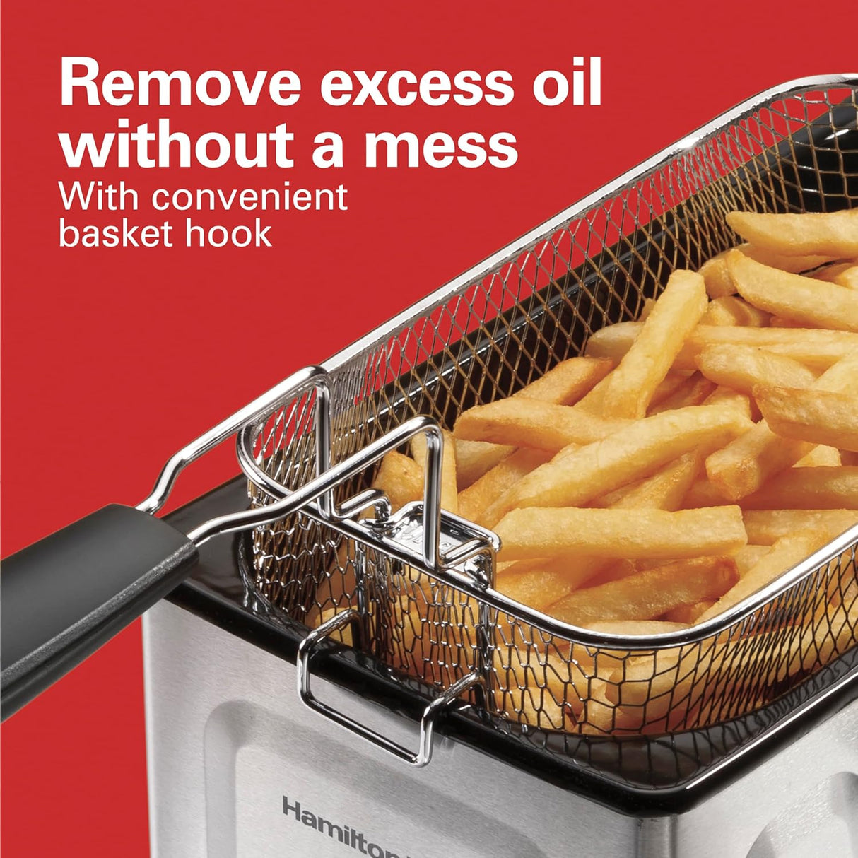 Freidora eléctrica estilo profesional Hamilton Beach 35032