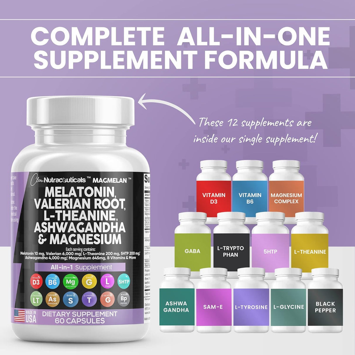 Suplemento Apoyo para dormir para mujeres y hombres