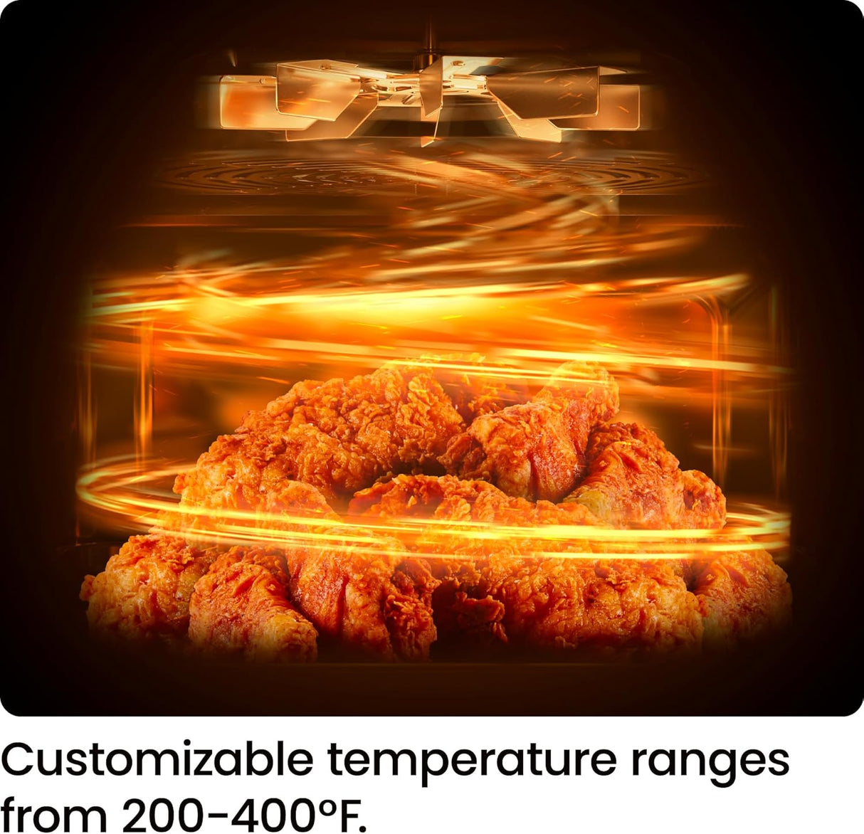 Freidora de aire Chefman TurboFry 5 Qt, control digital táctil