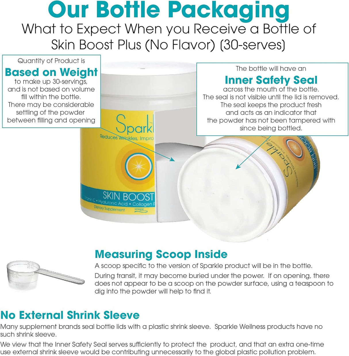 Suplemento alimenticio para mejorar la piel en polvo