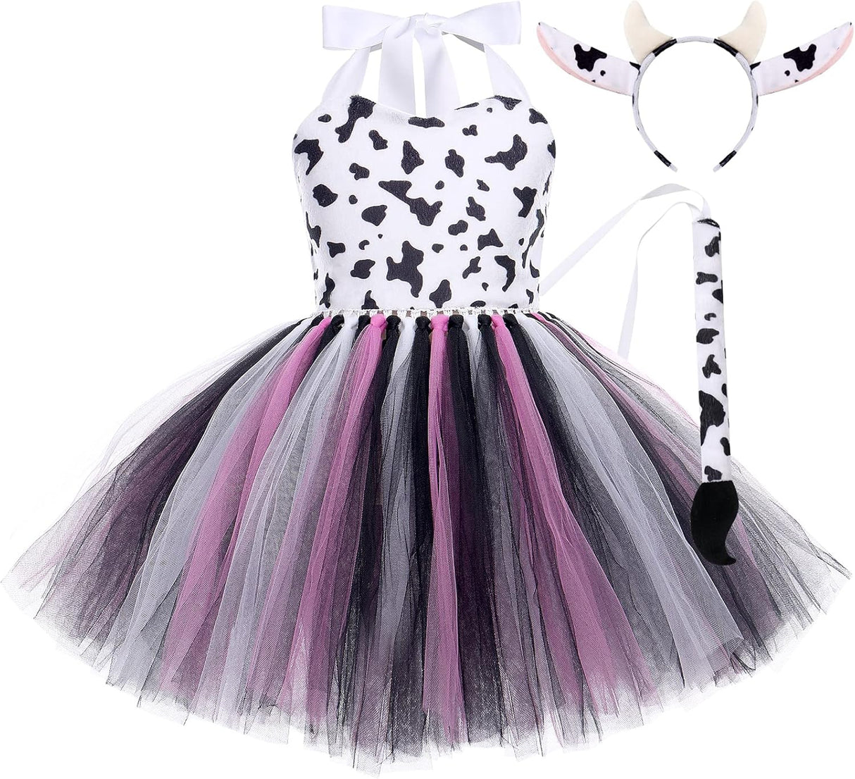 Disfraz de animales de safari FYMNSI para niñas con orejas y cola