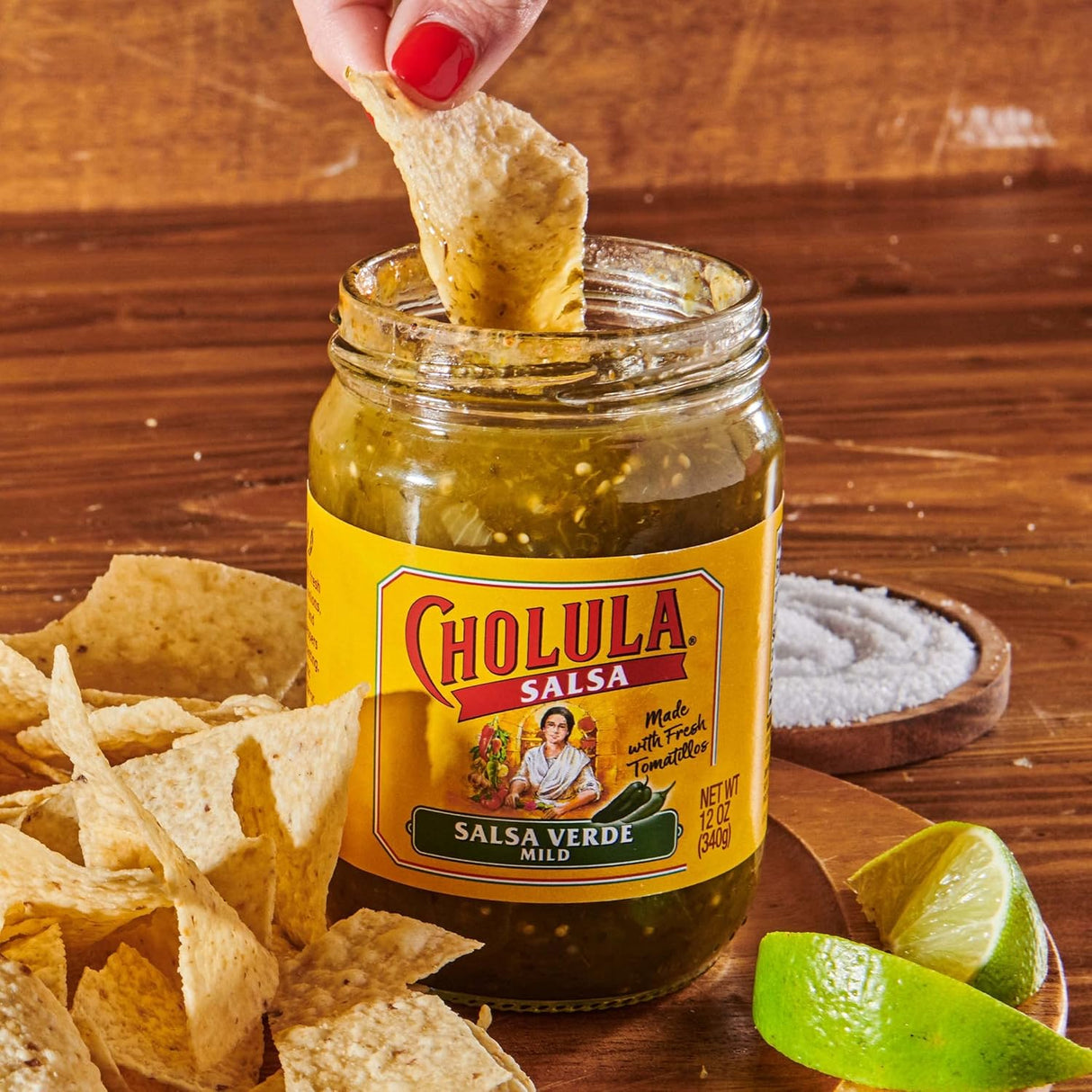 Salsa Verde Cholula (Mild) 12 oz - Salsa Mexicana Auténtica