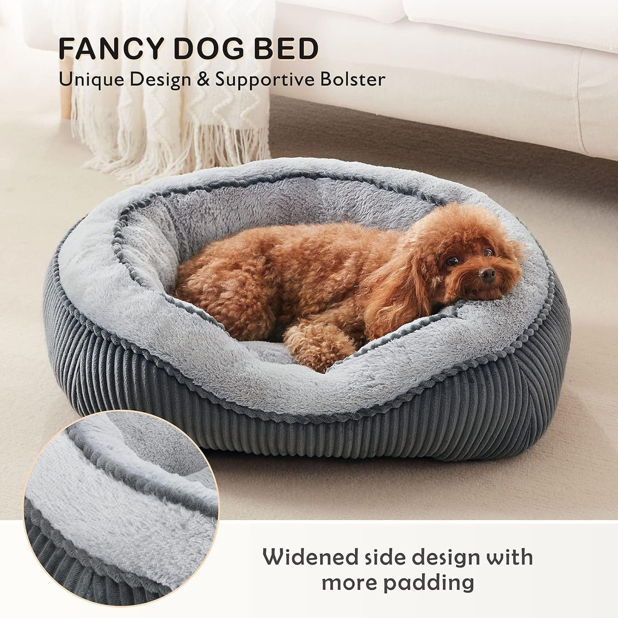 Cama ortopédica para perros SIWA, lavable, diseño lujoso