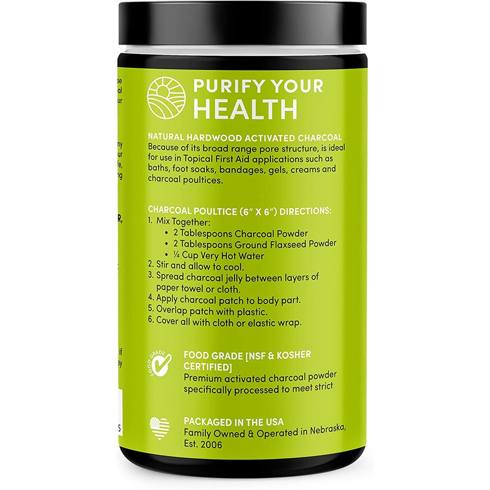 Suplementos Polvo de carbón activado de desintoxicación