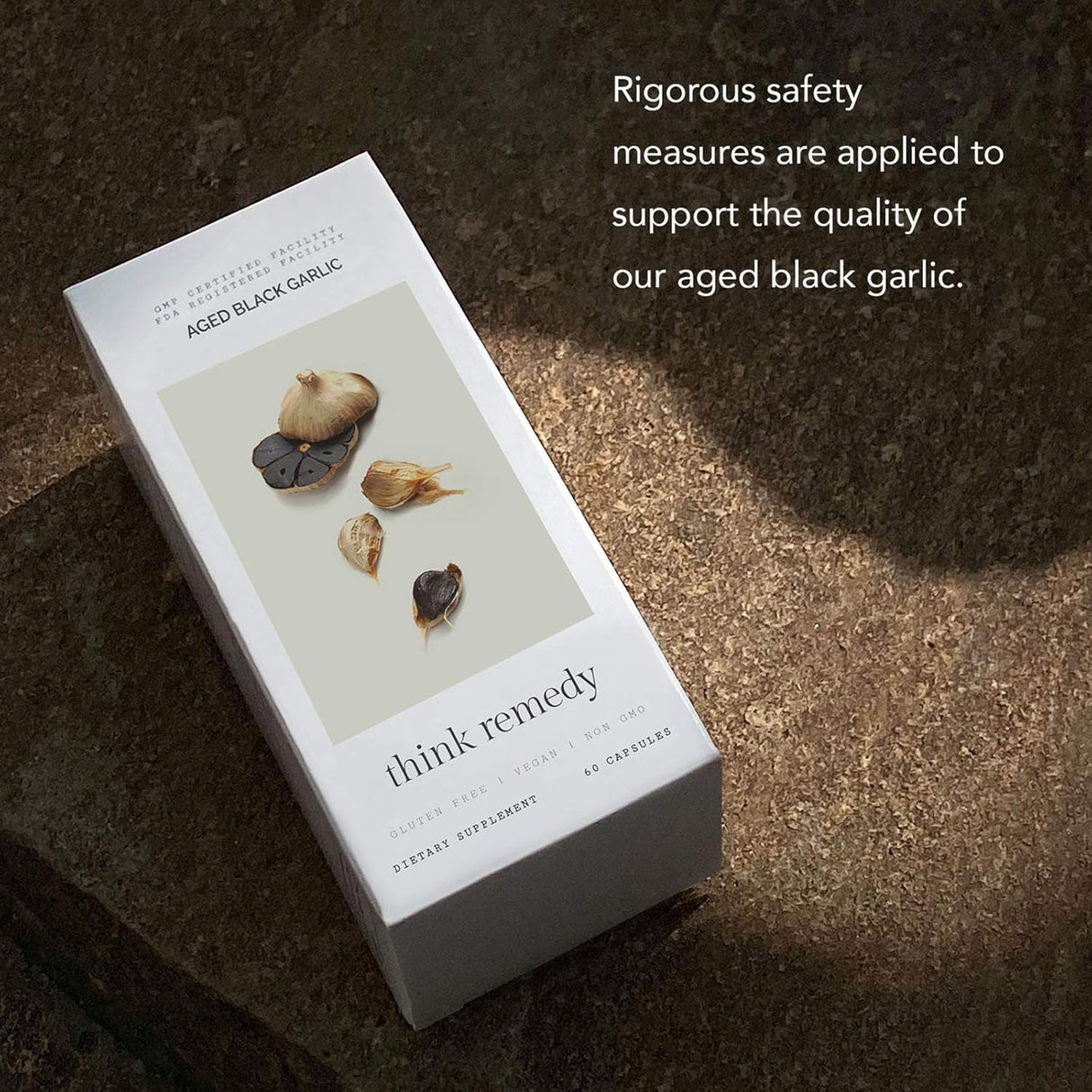 Suplementos de ajo negro envejecido para alta presión