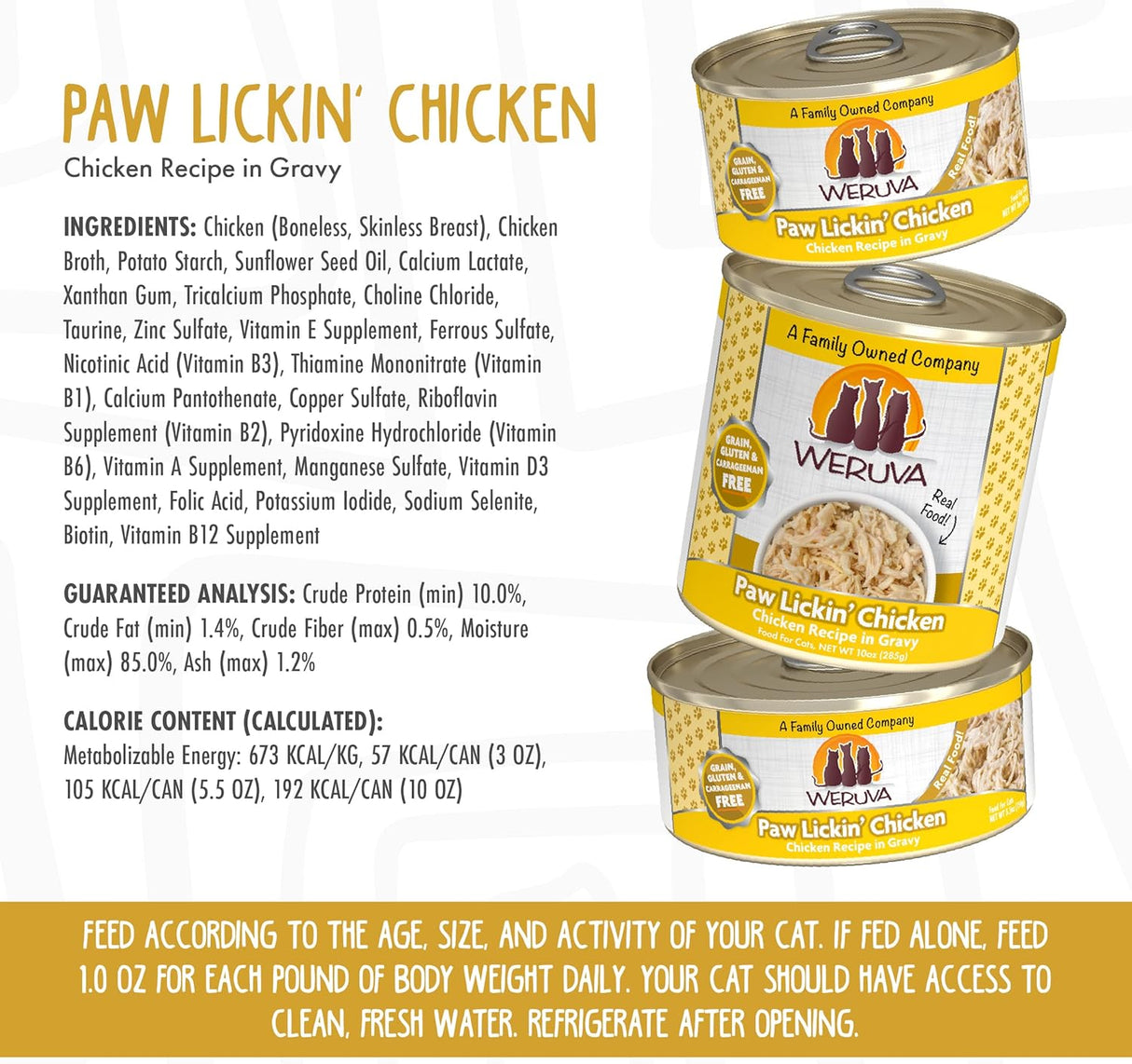 Comida húmeda natural para gatos sin cereales