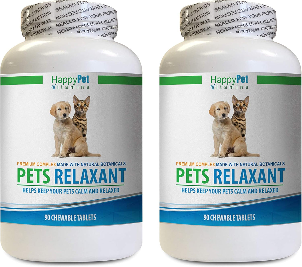 2 botellas de relajantes naturales para gatos VITAMINS LLC